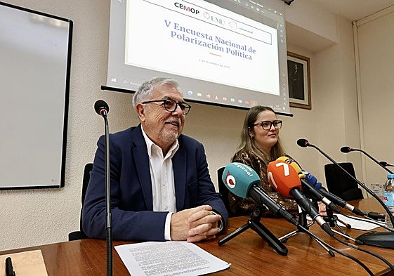 Juan José Escribano y María Isabel López, este lunes.