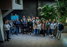 Responsables de proyectos de Grupo Hozono Global en el curso de formación.