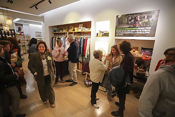 Inauguración de la tienda, este jueves.