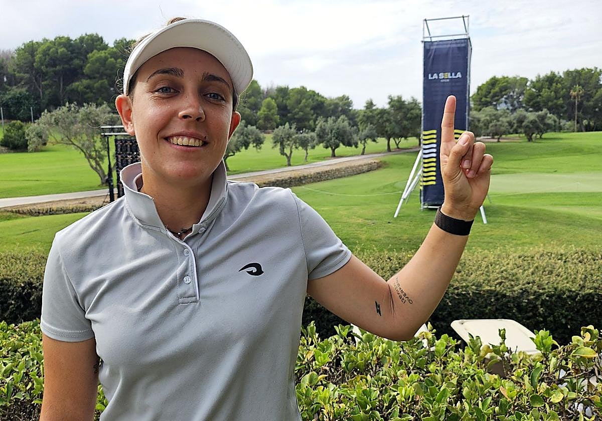 Amaia Latorre durante su presencia en La Sella Open, donde concedió parte de su entrevista a LA VERDAD.