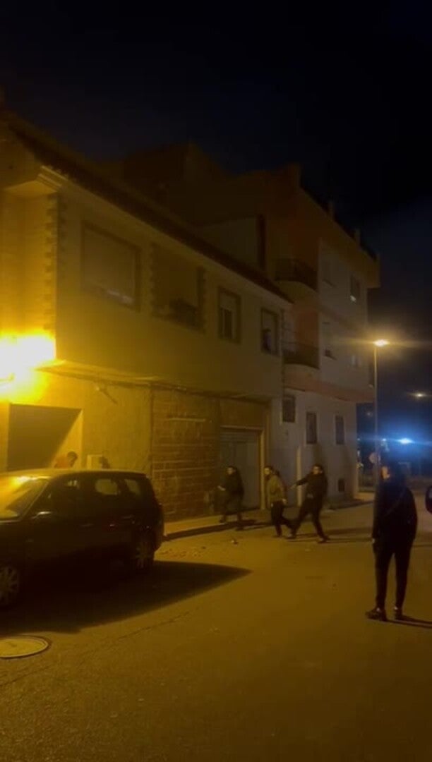 Pelea a ladrillazos en Fortuna