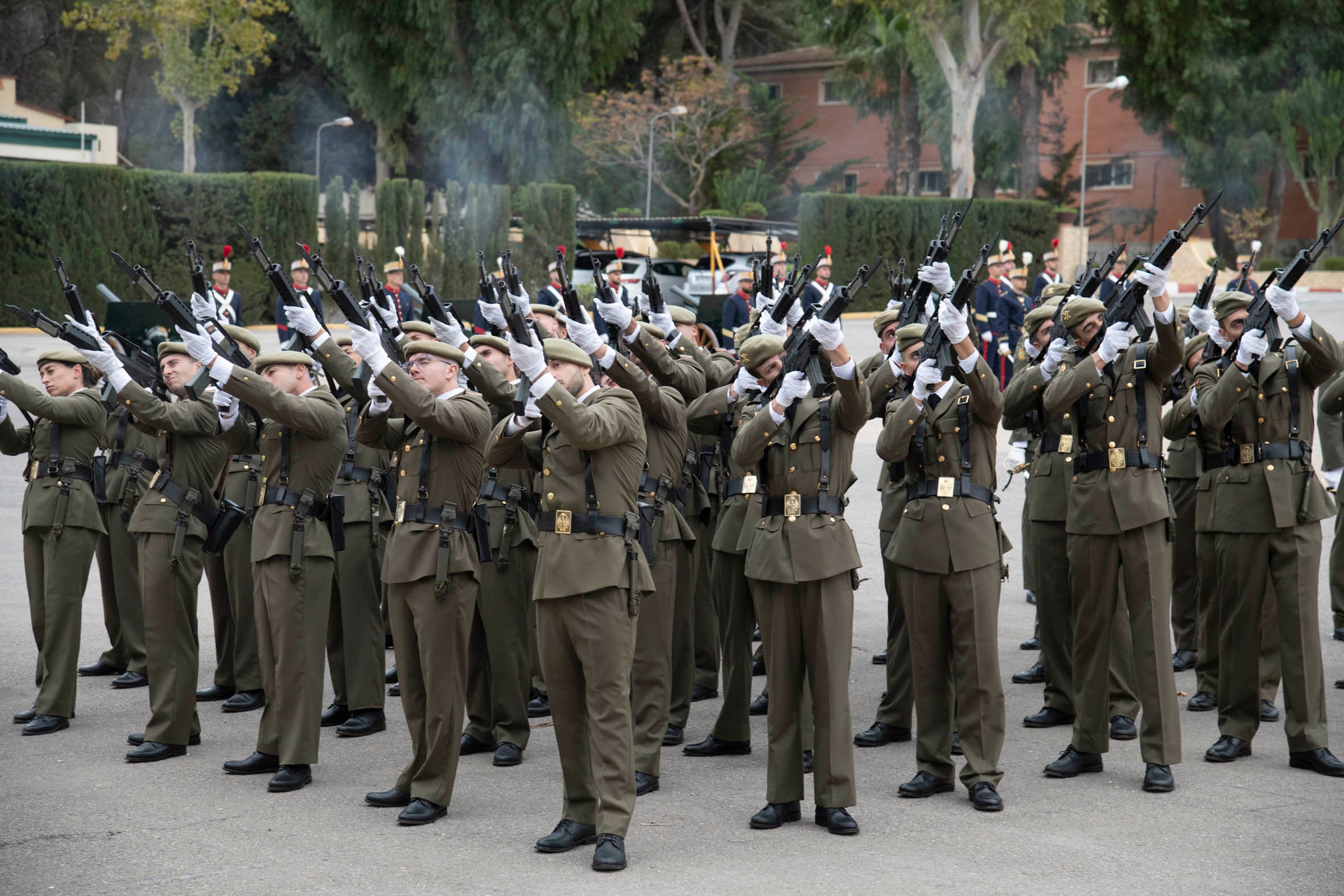 Salvas en honor a Santa Bárbara
