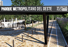 Recreación del acceso al futuro Parque Metropolitano del Oeste.