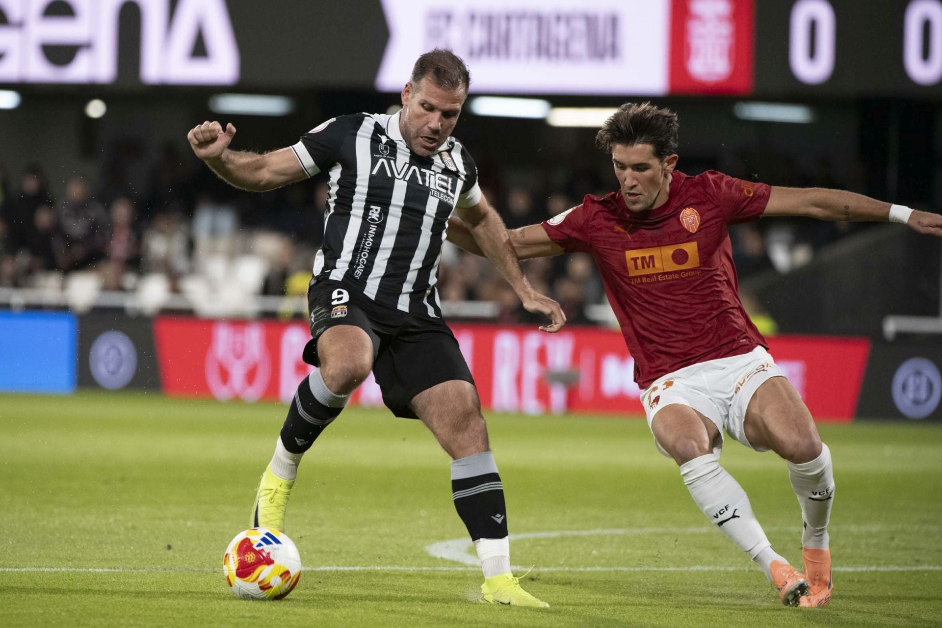 El FC Cartagena, eliminado de la Copa del Rey, en imágenes