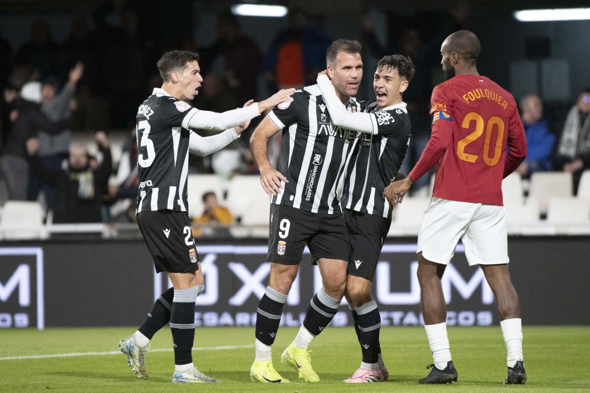 El FC Cartagena, eliminado de la Copa del Rey, en imágenes