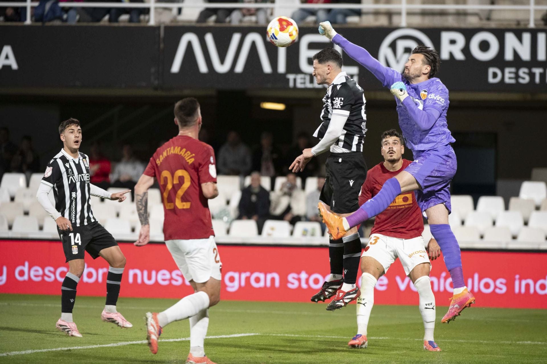 El FC Cartagena, eliminado de la Copa del Rey, en imágenes