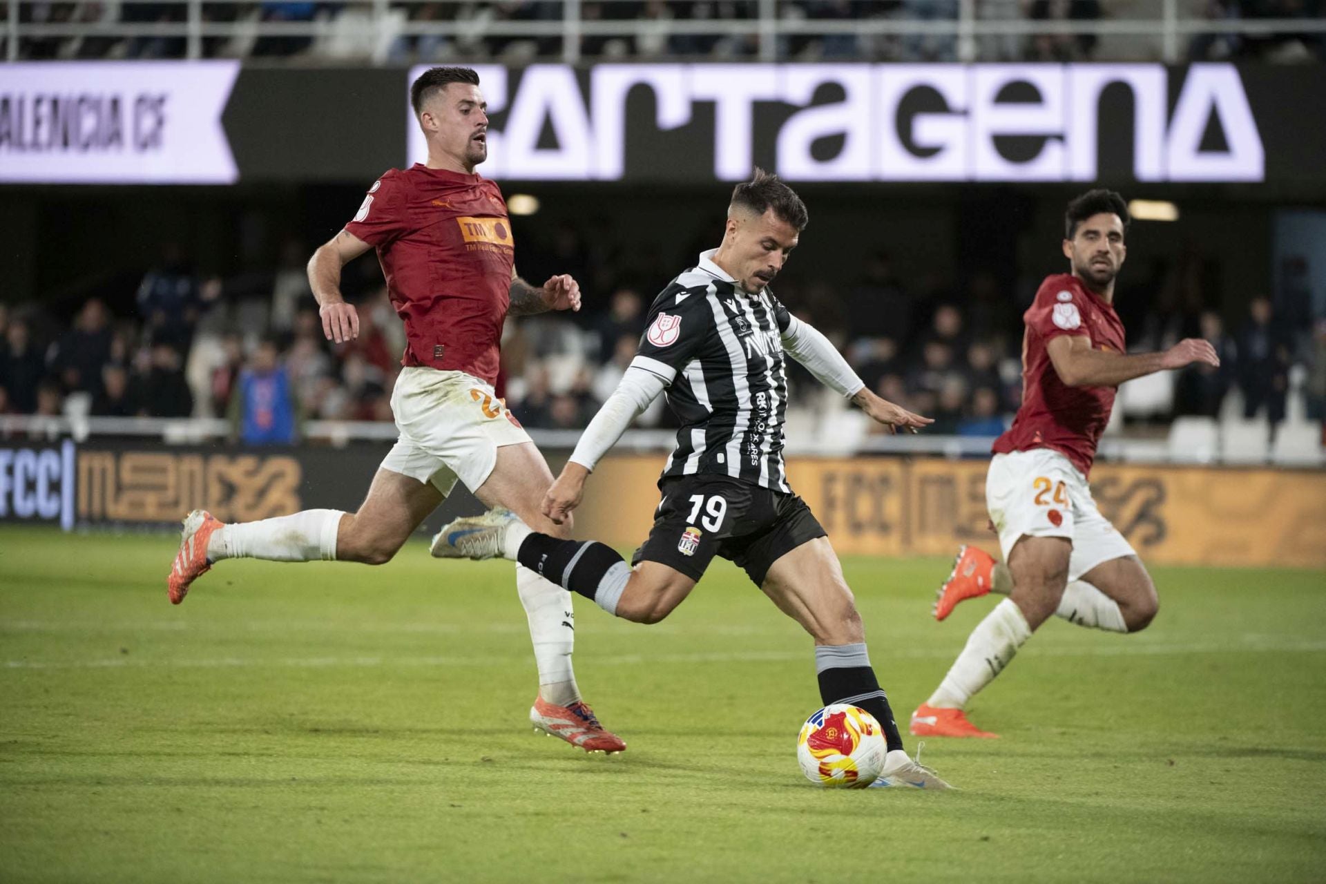 El FC Cartagena, eliminado de la Copa del Rey, en imágenes