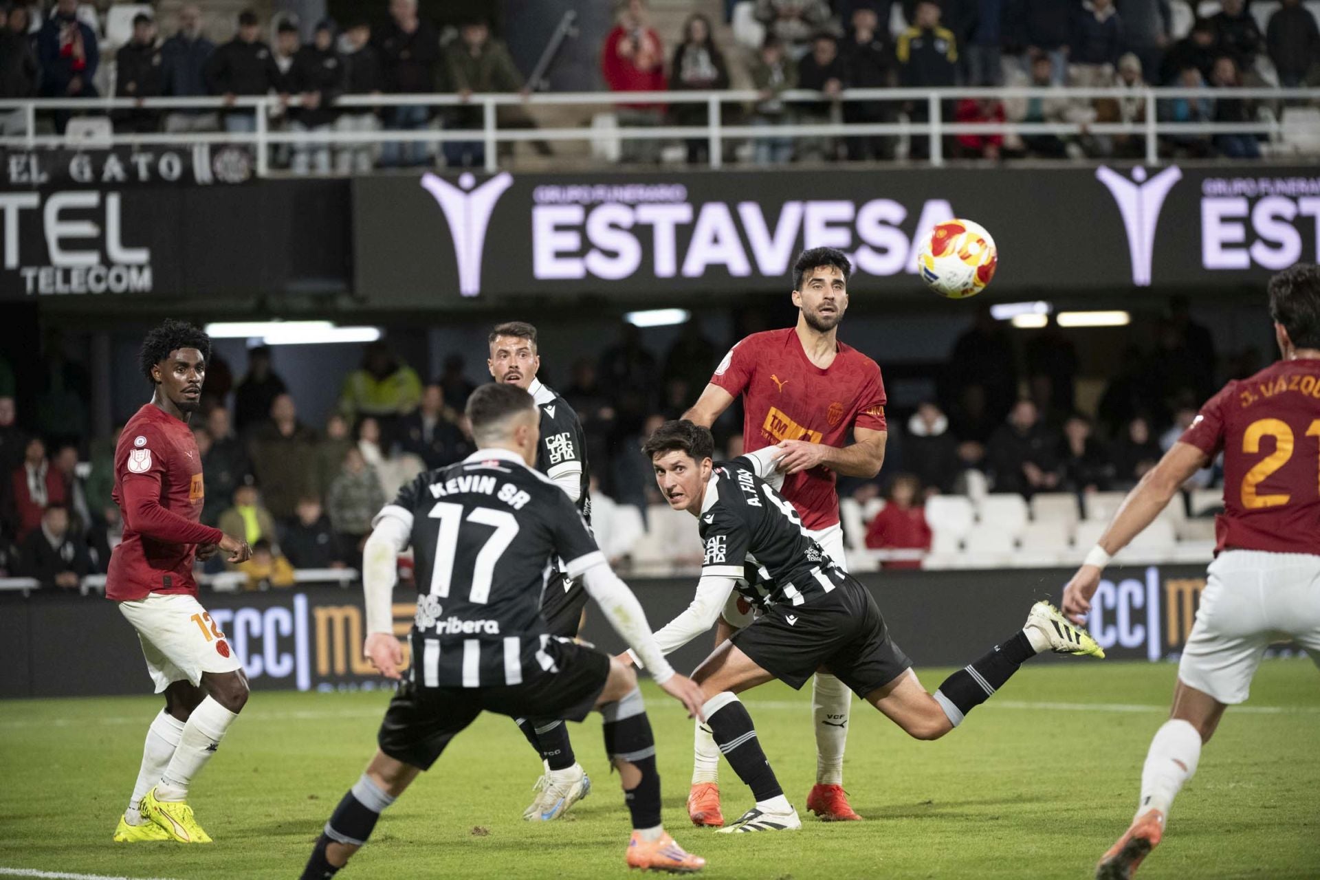 El FC Cartagena, eliminado de la Copa del Rey, en imágenes