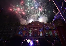 En imágenes, la Glorieta de Murcia estrena la Navidad