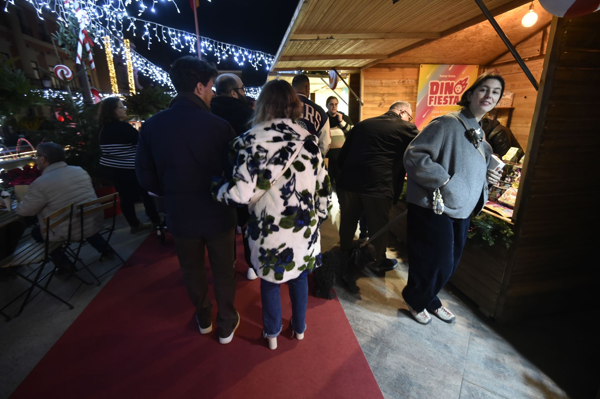 En imágenes, la Glorieta de Murcia estrena la Navidad