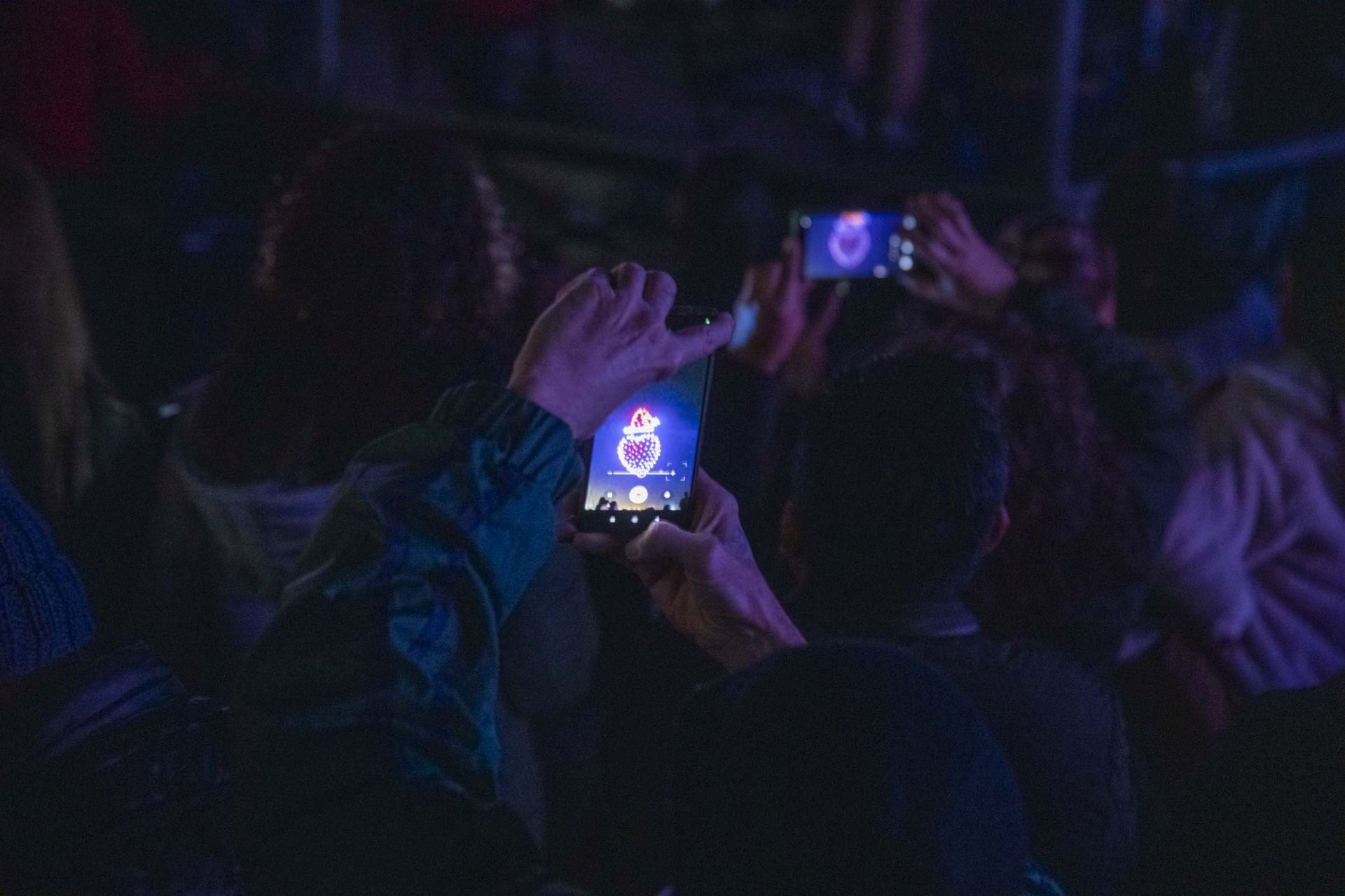 El encendido de las luces navideñas de Cartagena, en imágenes