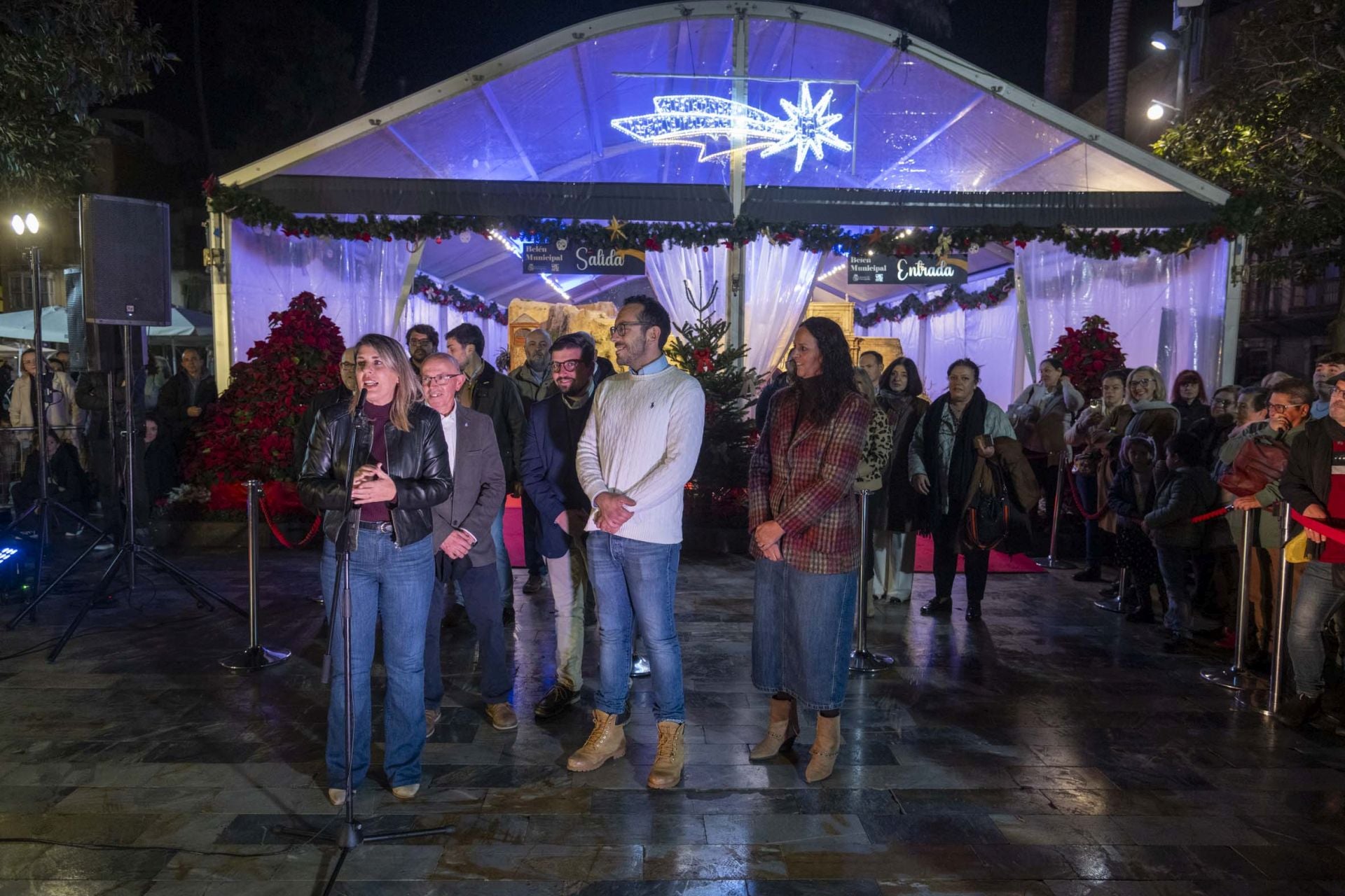 La inauguración del belén de Cartagena, en imágenes