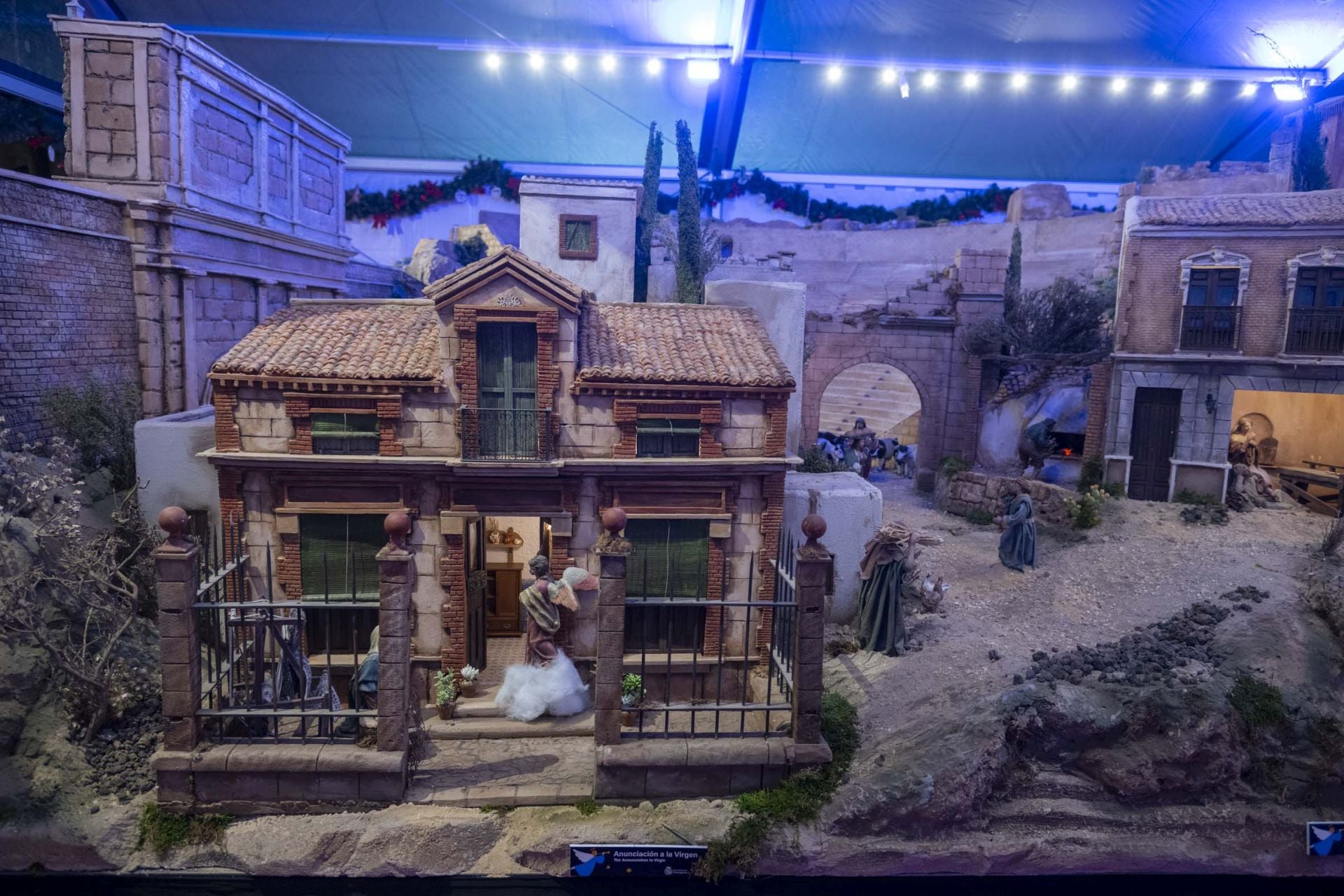 La inauguración del belén de Cartagena, en imágenes