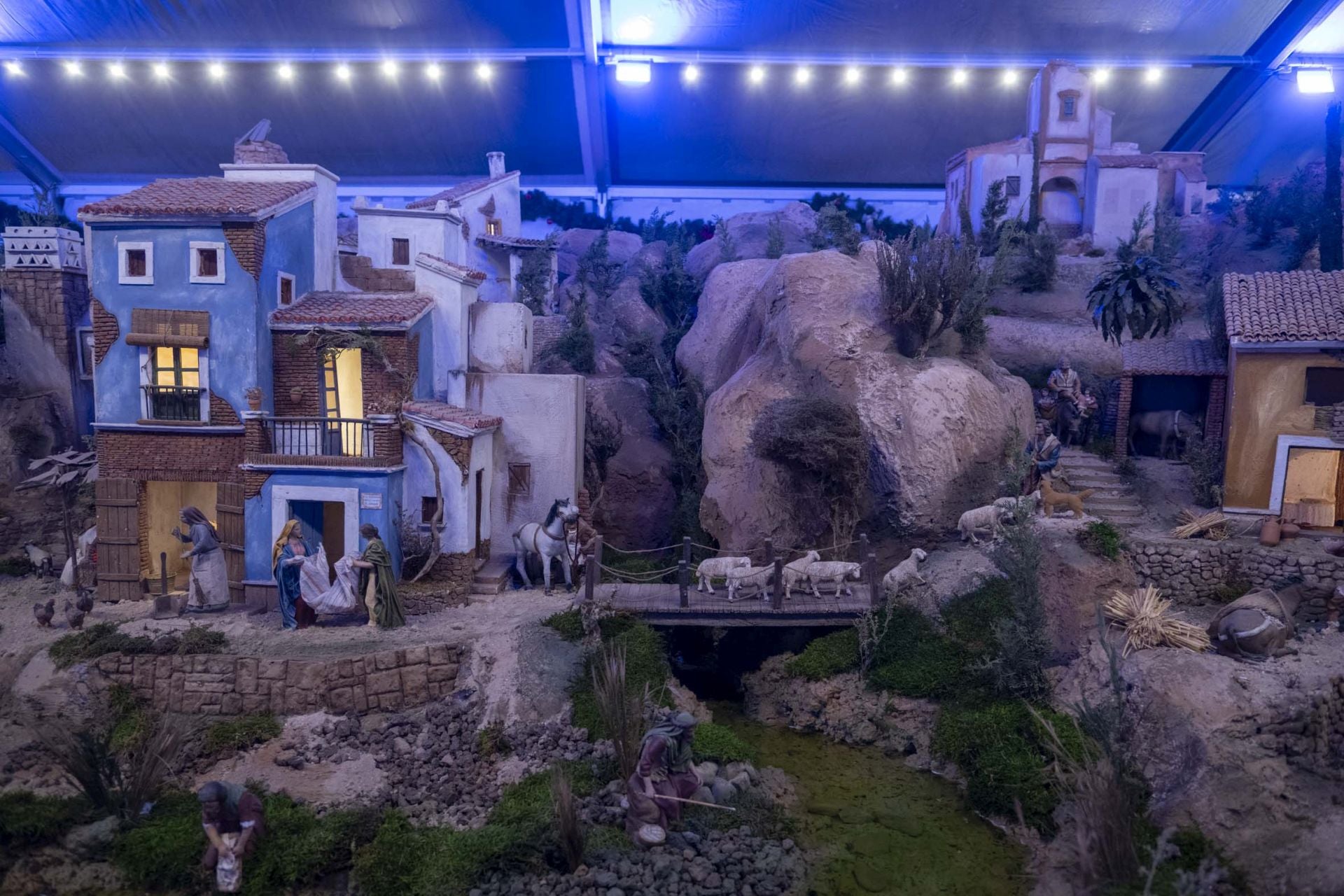 La inauguración del belén de Cartagena, en imágenes