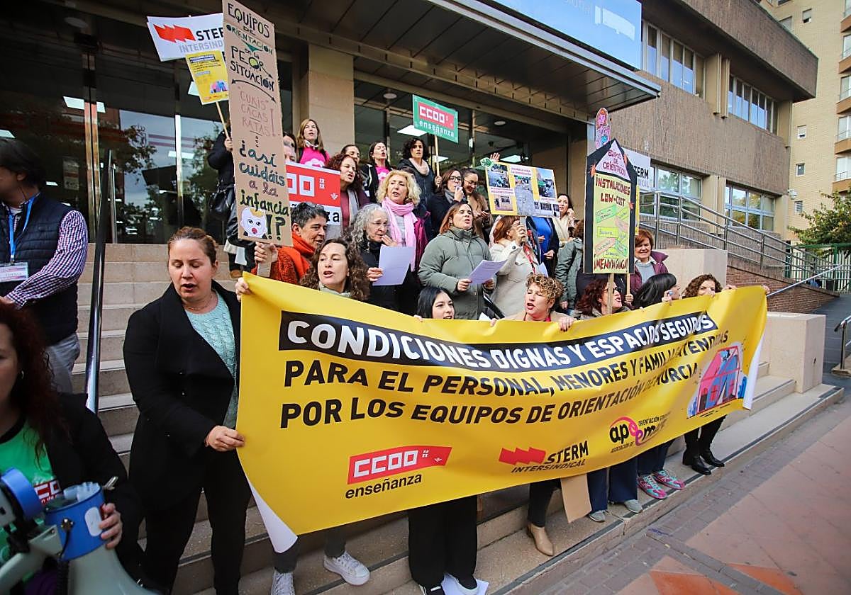 Protesta por sus condiciones en La Paz