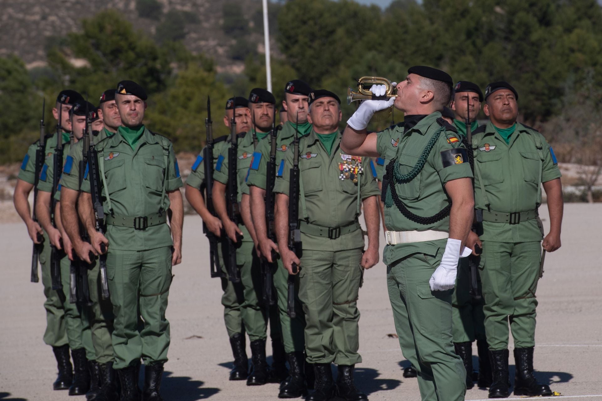 Los paracaidistas de Javalí Nuevo celebran la Inmaculada Concepción