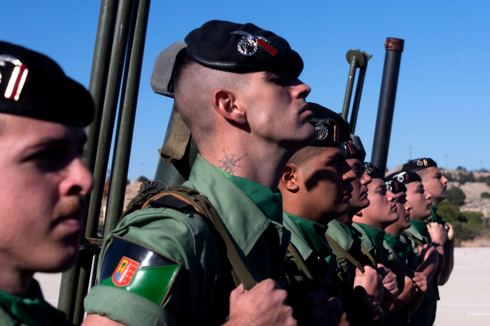 Los paracaidistas de Javalí Nuevo celebran la Inmaculada Concepción