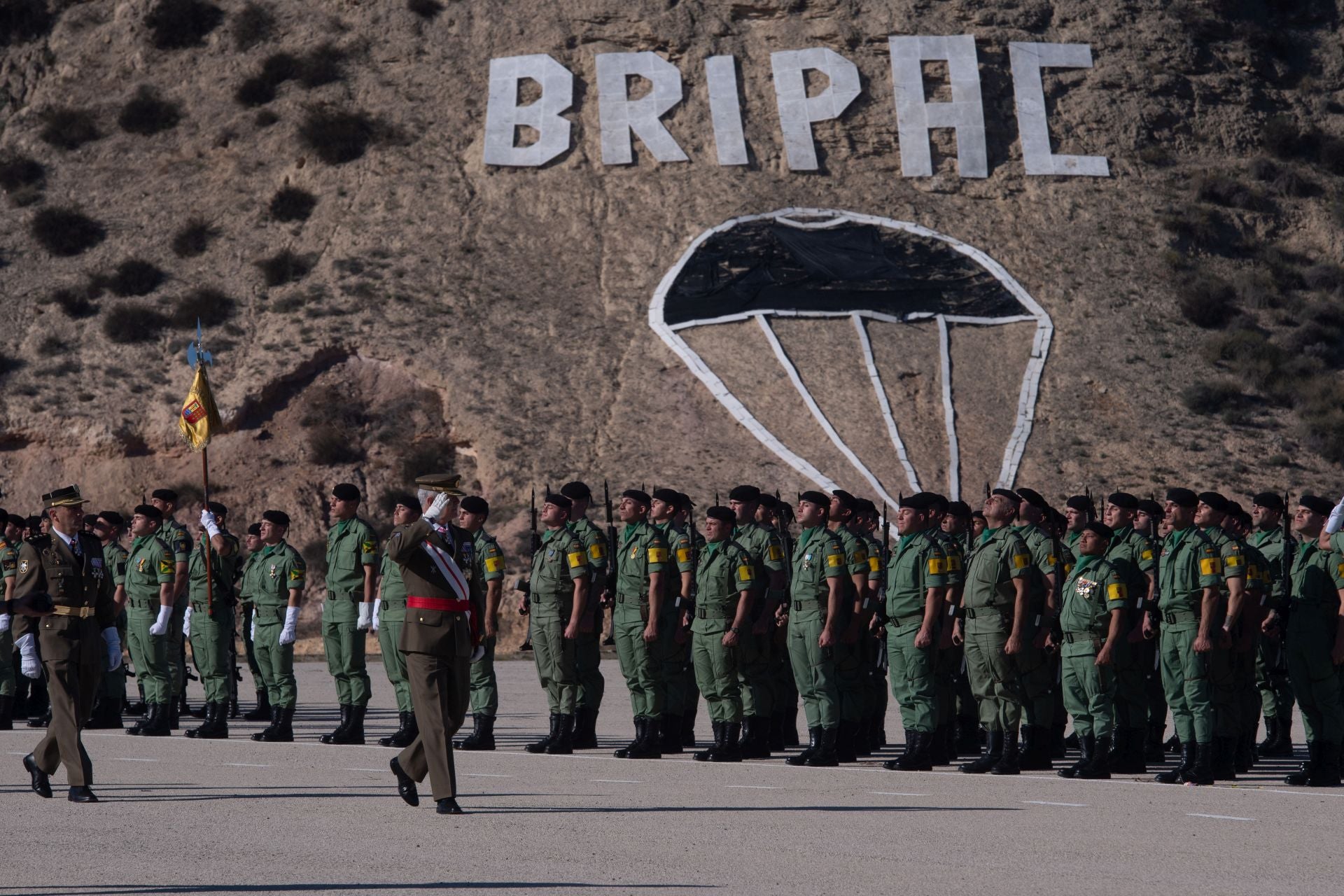 Los paracaidistas de Javalí Nuevo celebran la Inmaculada Concepción