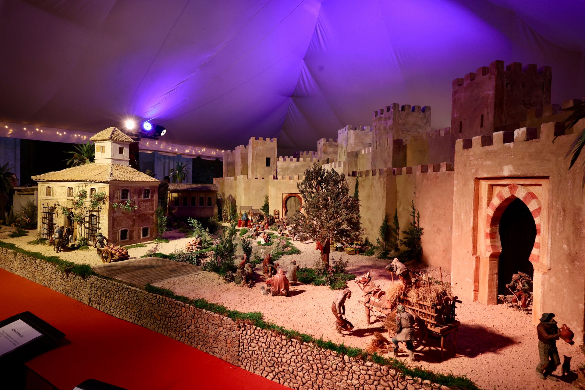 En imágenes, la inauguración del Belén de Murcia en el Palacio Episcopal