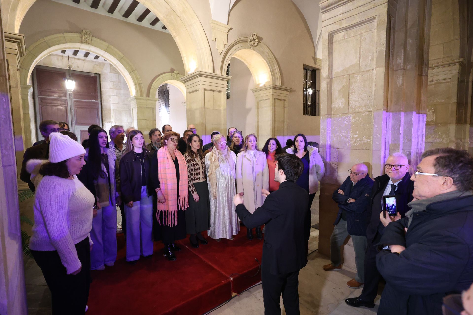 En imágenes, la inauguración del Belén de Murcia en el Palacio Episcopal