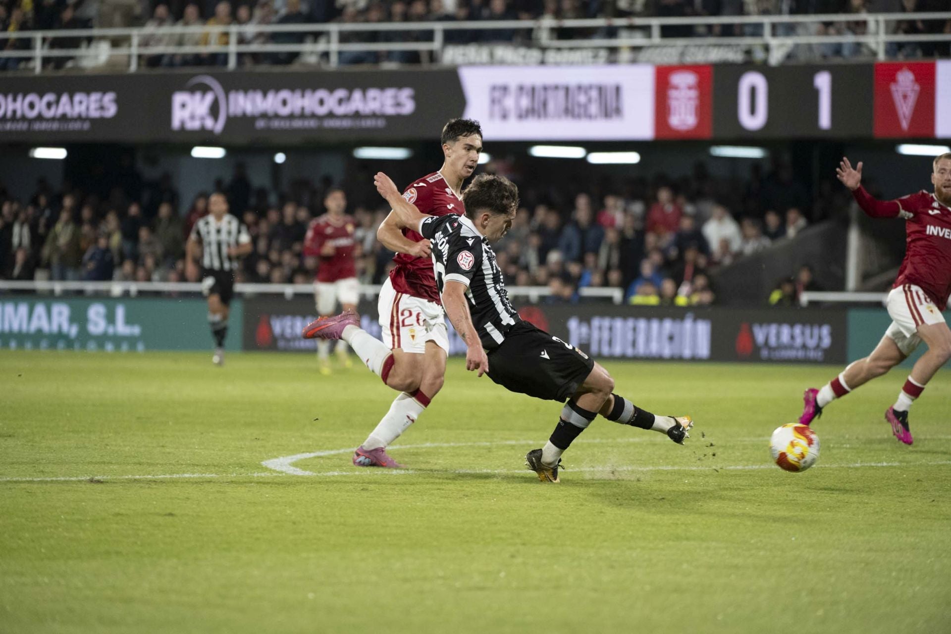 El derbi FC Cartagena - Real Murcia, en imágenes
