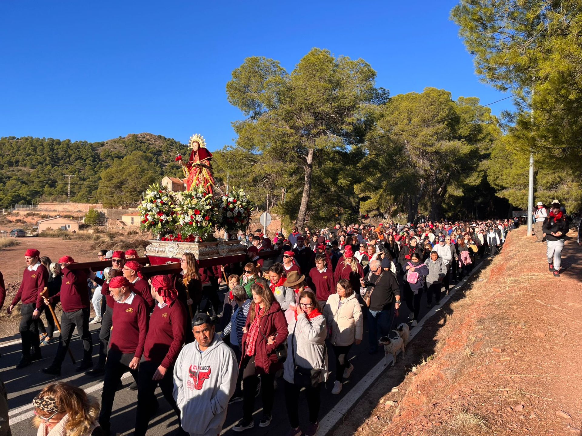 Romería de la Santa de Totana, en imágenes