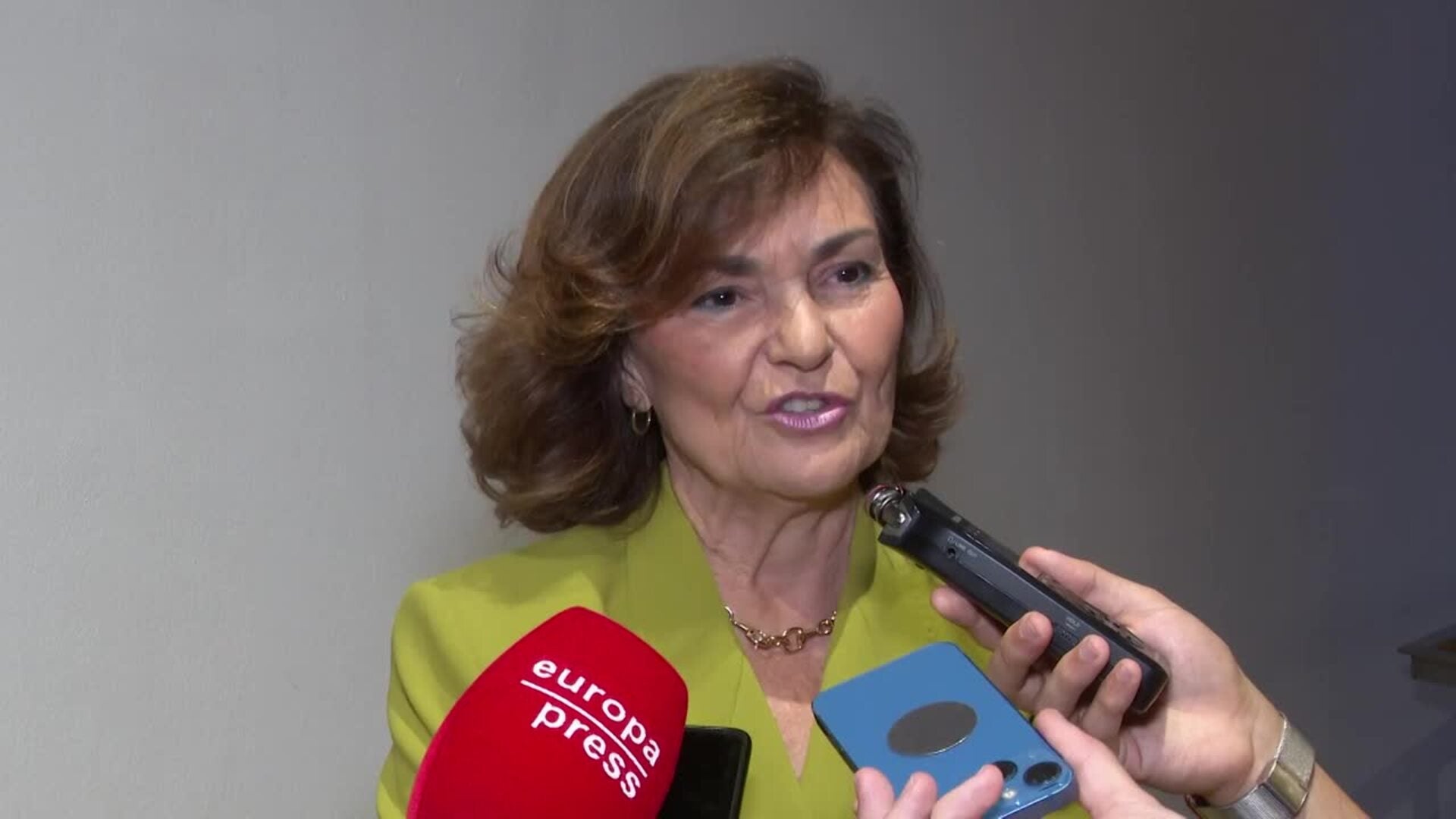 Carmen Calvo advierte del "nuevo rostro" del fascismo: "Esto ha ocurrido antes"