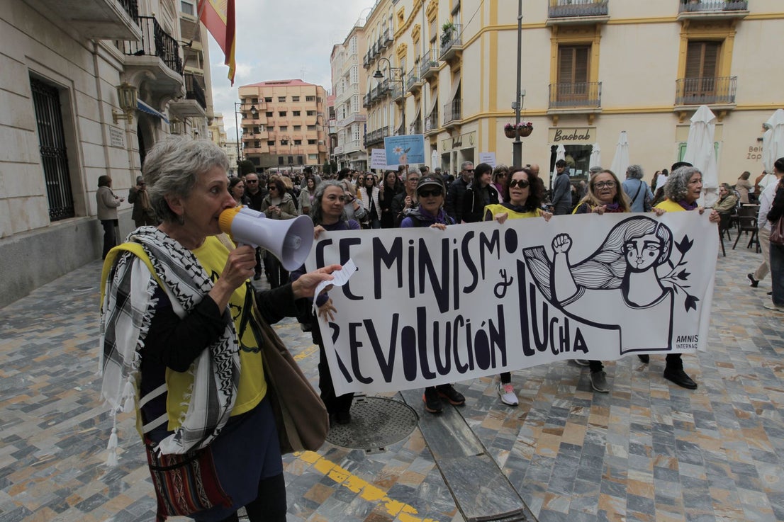 La manifestación del 8M por el Día de la Mujer en Cartagena, en ...