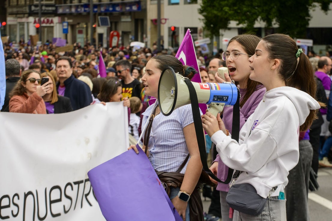 Marcha del 8M por el Día de la Mujer en Murcia, en imágenes | La Verdad