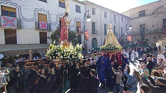 Caravaca recupera la procesión del Resucitado