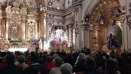 Despedida en Lorca a la Virgen de la Amargura en la Salve