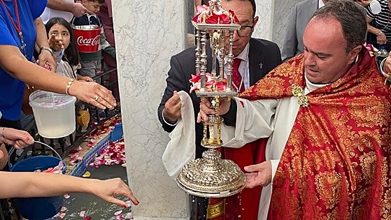 Bendición en Ulea para el pueblo y las cosechas
