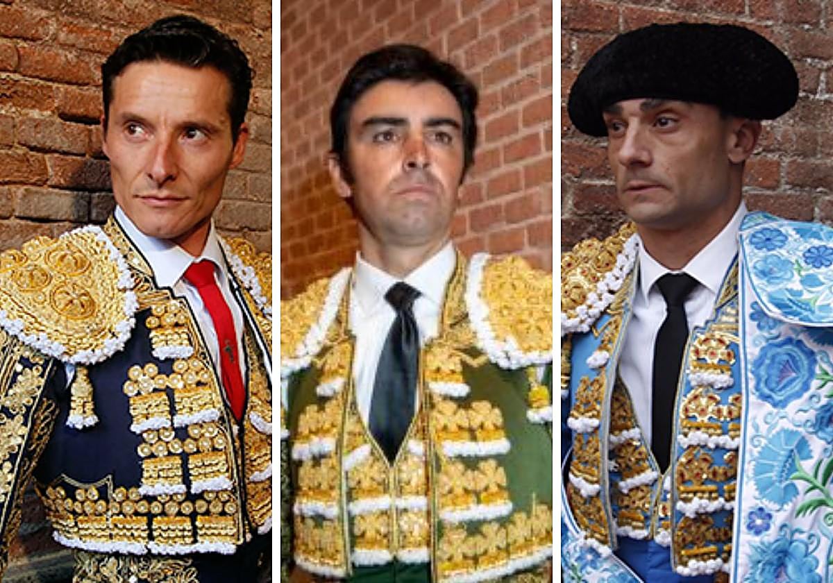 Diego Urdiales, Miguel Ángel Perera y Paco Ureña.