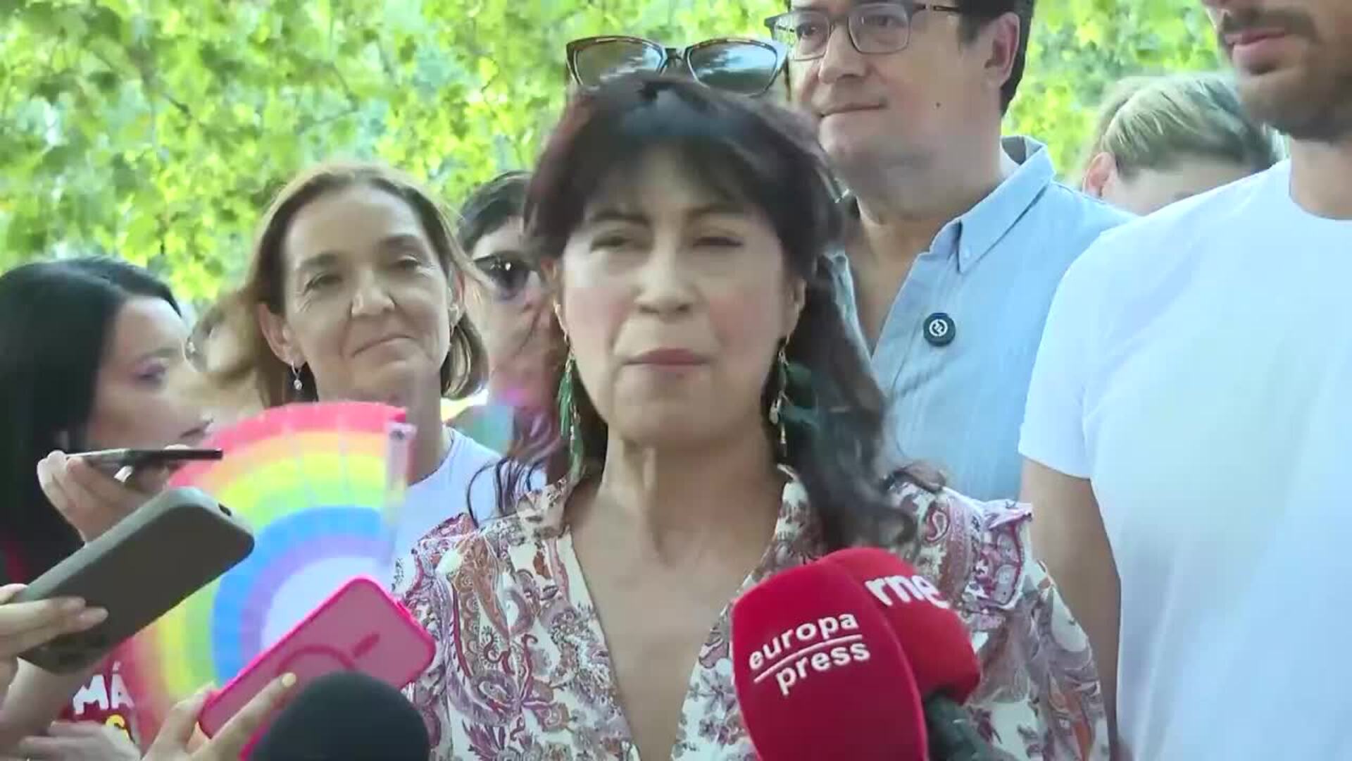 Redondo acusa al PP y a Vox en el Orgullo de ir "en tándem para recortar derechos"