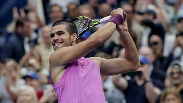 Alcaraz, en el US Open del pasado año.