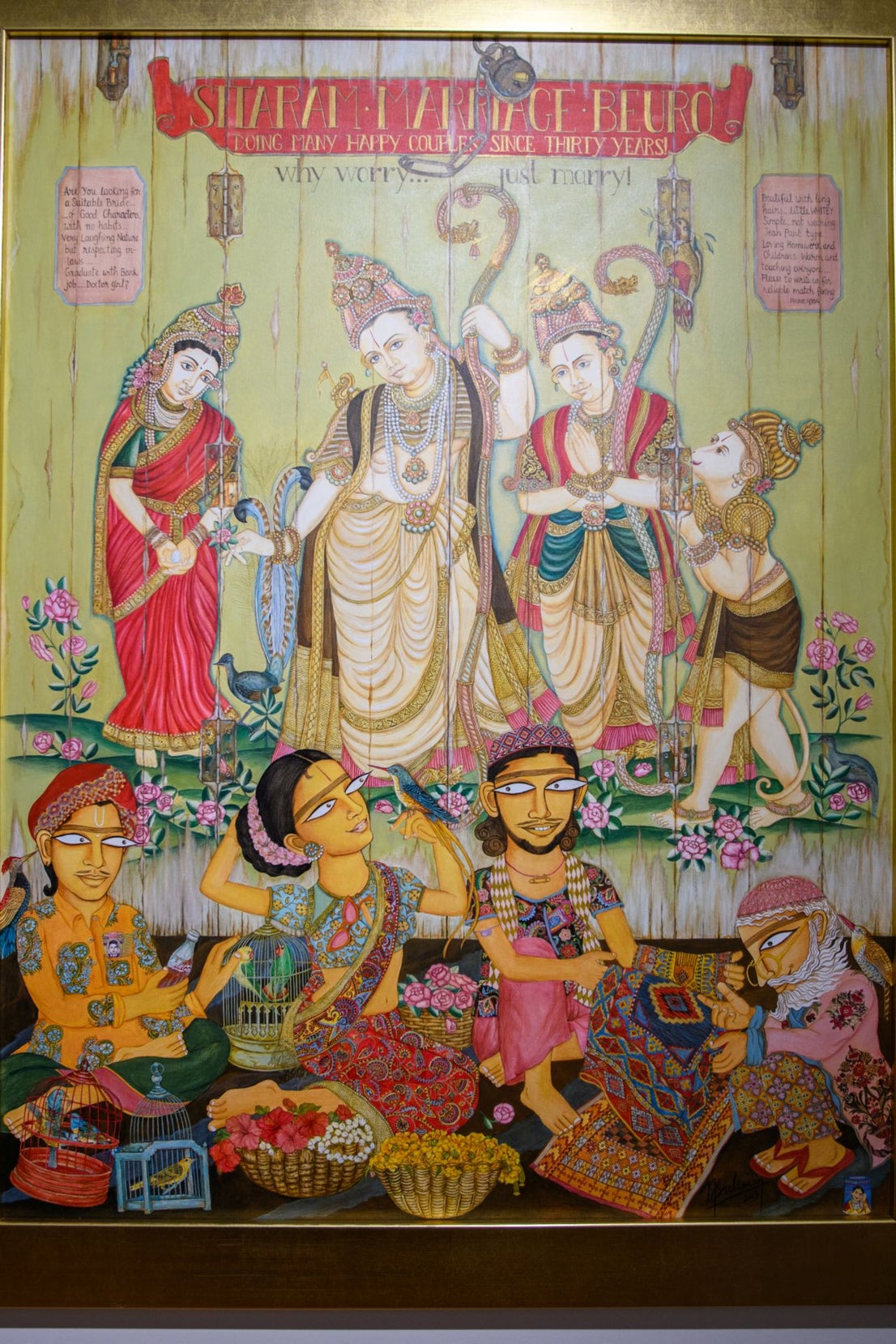 30 creadoras de India en el Museo de Mula
