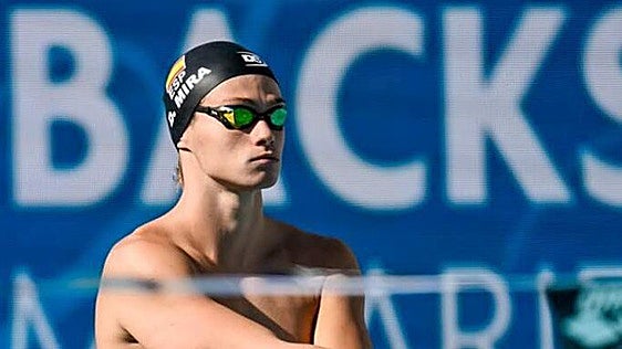 El santomerano Diego Mira no peleará por medalla en el 400 estilos del Europeo