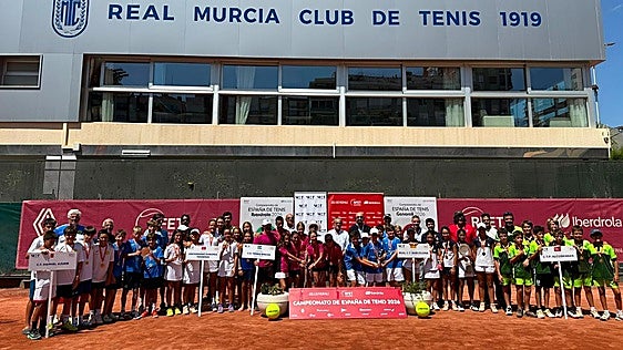El Real Murcia Club de Tenis 1919 cierra con éxito la XXVI edición del Campeonato de España Alevín
