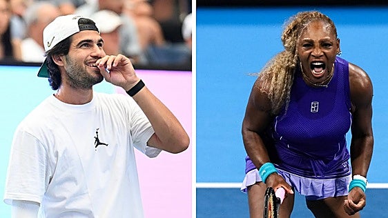 Alcaraz y Serena Williams, una pareja para la historia en el regreso del murciano