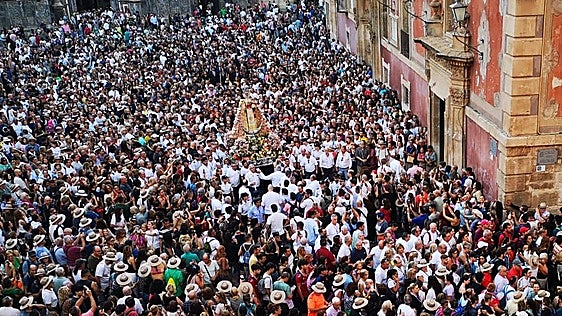 La romería de la Virgen de la Fuensanta, en imágenes