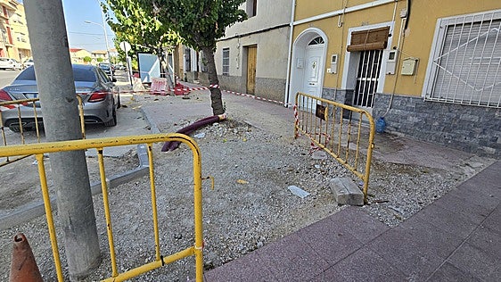 Vuelven a licitar las obras de la carretera de Lorquí en El Llano de Molina de Segura tras ocho meses de parón