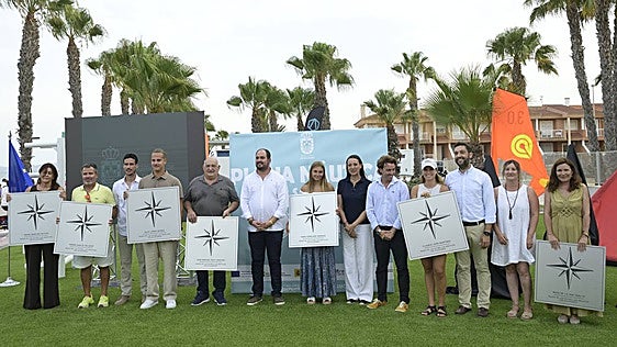 Los Alcázares presenta Las Salinas como referente de la nueva red regional de playas deportivas