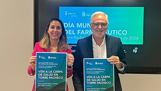 Torre Pacheco acogerá los actos del Día Mundial del Farmacéutico