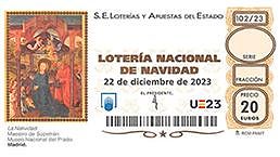Comprobar números Lotería de Navidad 2023