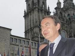 Zapatero ha hecho sus declaraciones en Santiago de Compostela, donde hoy se reunía el Consejo Territorial del PSOE. /EFE