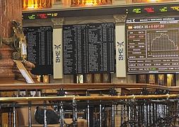 Interior de la Bolsa de Madrid. / Foto: Juan Lavín (Efe) | Vídeo: Europa Press
