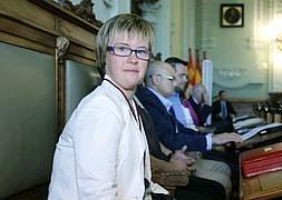 Ángela Bachiller ocupa su cargo como concejal en Valladolid. / G. Villamil | Atlas