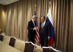 Kerry y Lavrov, en Ginebra el pasado jueves. / J. Bourg (AFP)