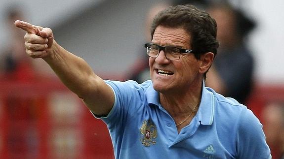 Capello, durante un partido.