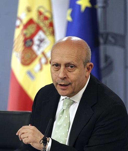 El ministro José Ignacio Wert.